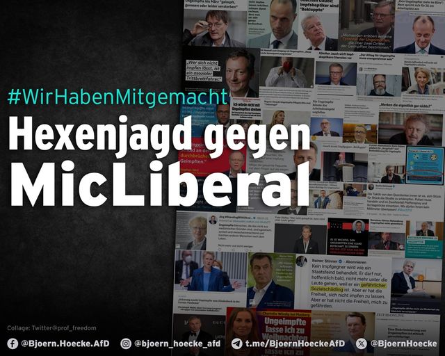 Hexenjagd gegen MicLiberal