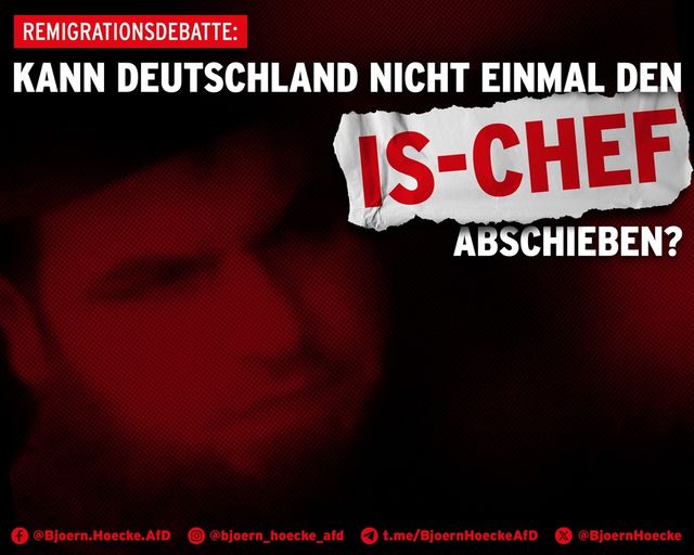 Remigration: IS-Chef abschieben