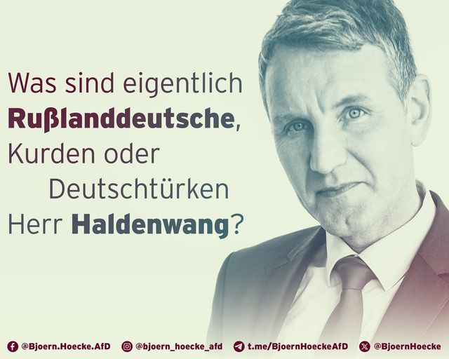 Volkstumsbegriff: Was sind eigentlich Rußlanddeutsche, Kurden oder Deutschtürken Herr Haldenwang?