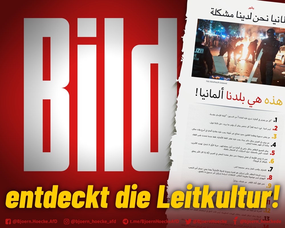 BILD entdeckt die Leitkultur