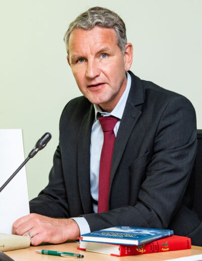 Pressefoto: Björn Höcke / Landtag innen