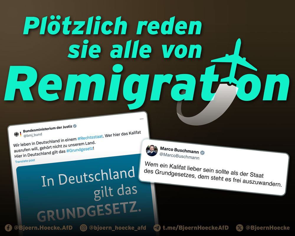 Plötzlich reden sie alle von Remigration