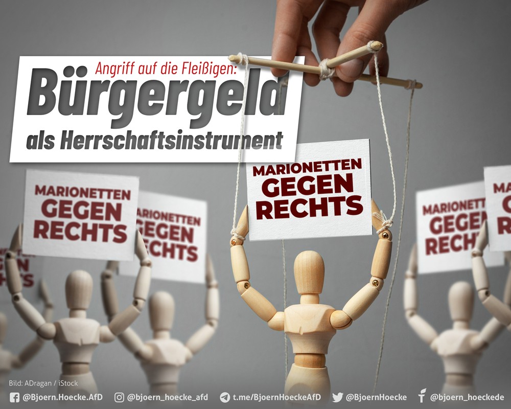 Bürgergeld als Herrschaftsinstrument