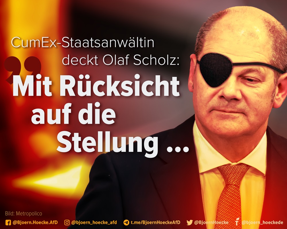 Cum-Ex-Staatsanwältin deckt Olaf Scholz. "Mit Rücksicht auf die Stellung"