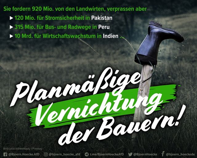 Die planmäßige Vernichtung der Bauern