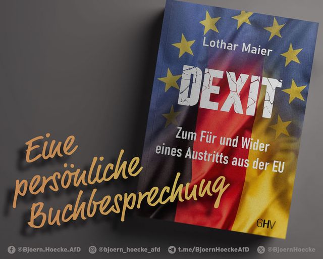 Persönliche Buchbesprechung: "DEXIT" von Lothar Maier