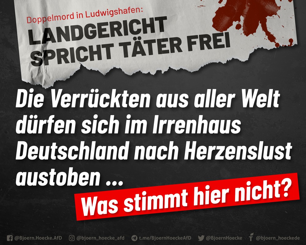 Doppelmord in Ludwigshafen: Landgericht spricht Täter frei!