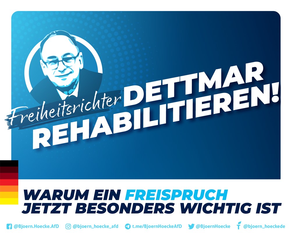 Freiheitsrichter Dettmar rehabilitieren!