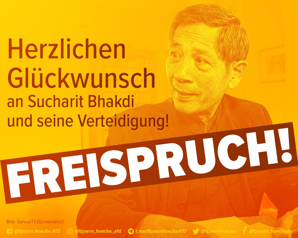 Freispruch für Sucharit Bhakdi!