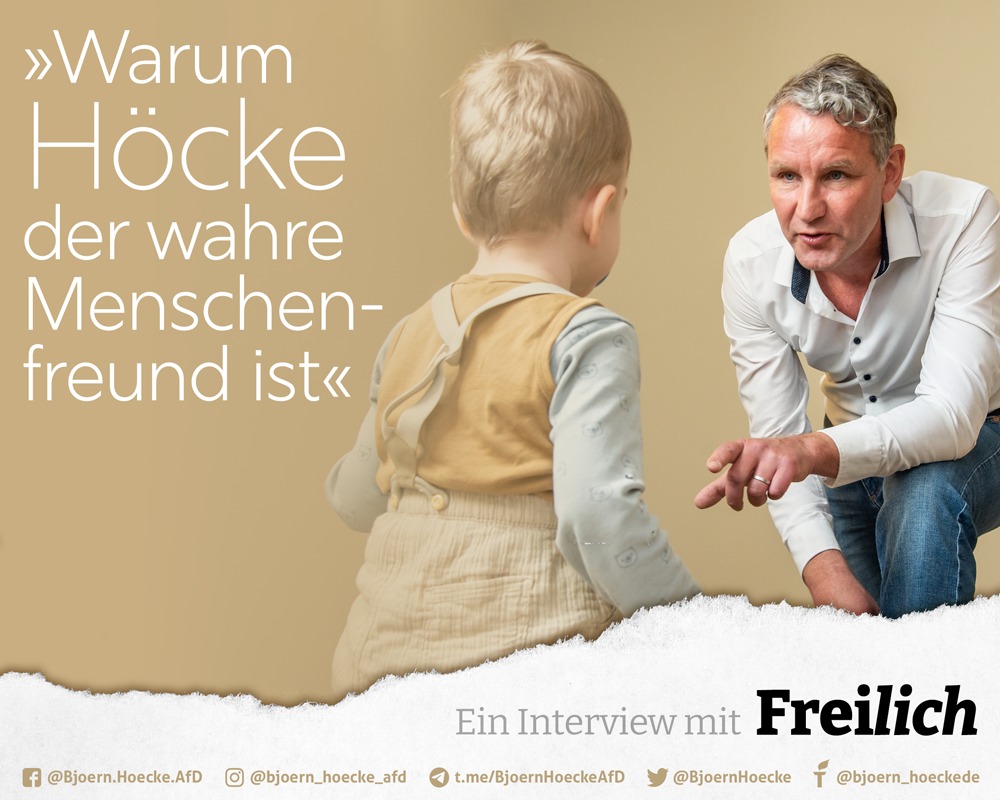 Interview Freilich-Magazin: "Warum Höcke der wahre Menschenfreund ist"