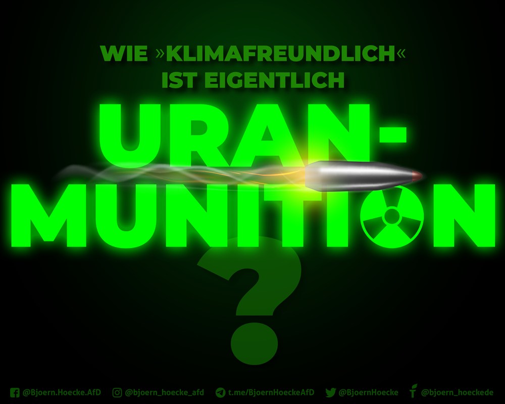 Wie »klimafreundlich« ist Uran-Munition?