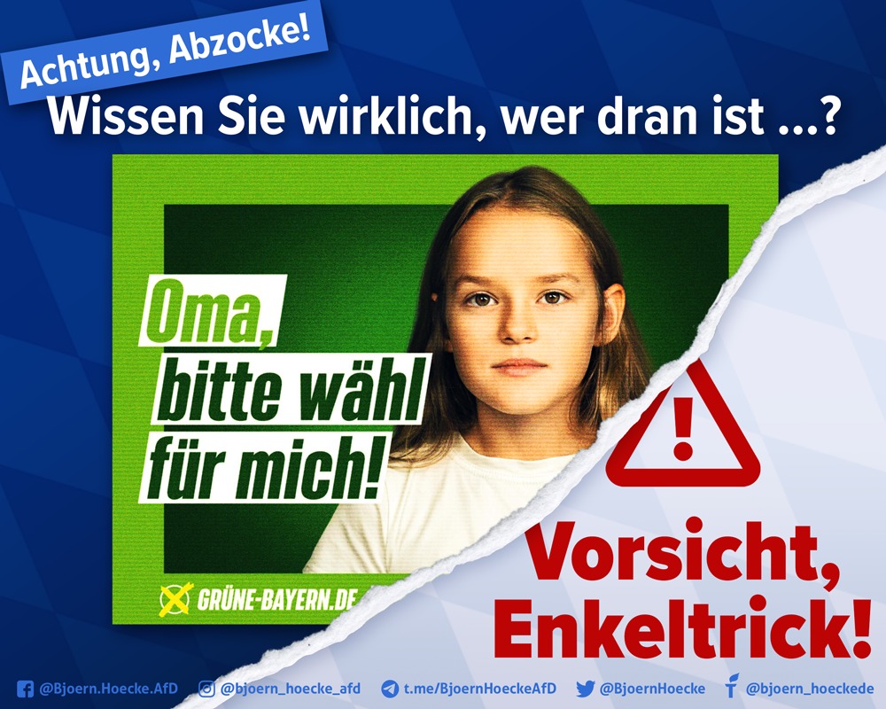 "Oma, bitte wähl für mich" - Vorsicht, Enkeltrick!