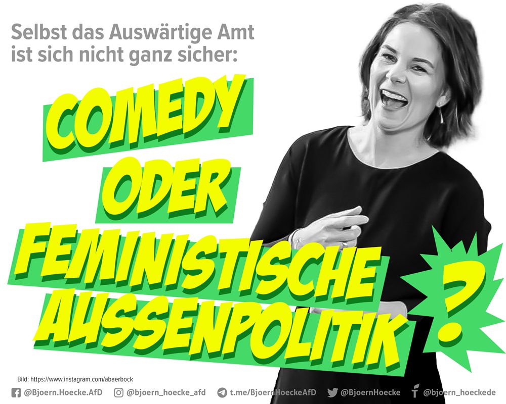 Comedy oder feministische Außenpolitik?