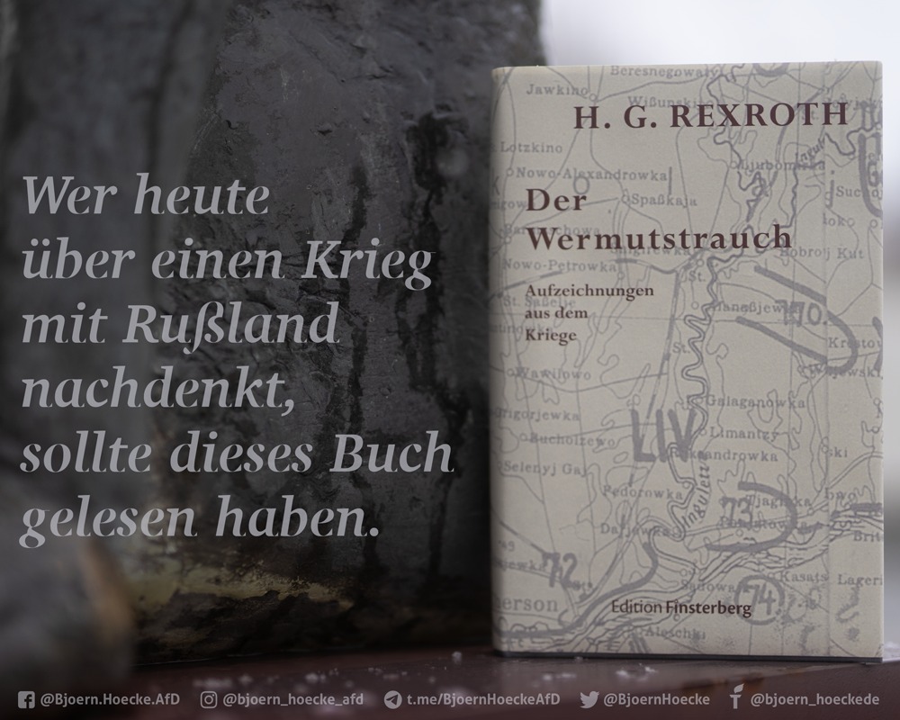 Buchempfehlung_ "Der Wermutstrauch – Aufzeichnungen aus dem Kriege" (von H.G. Rexroth)