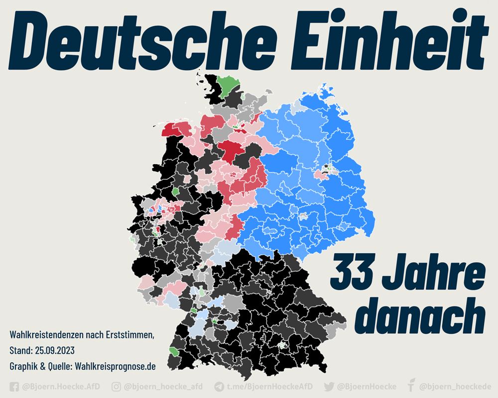 Deutsche Einheit - 33 Jahre danach