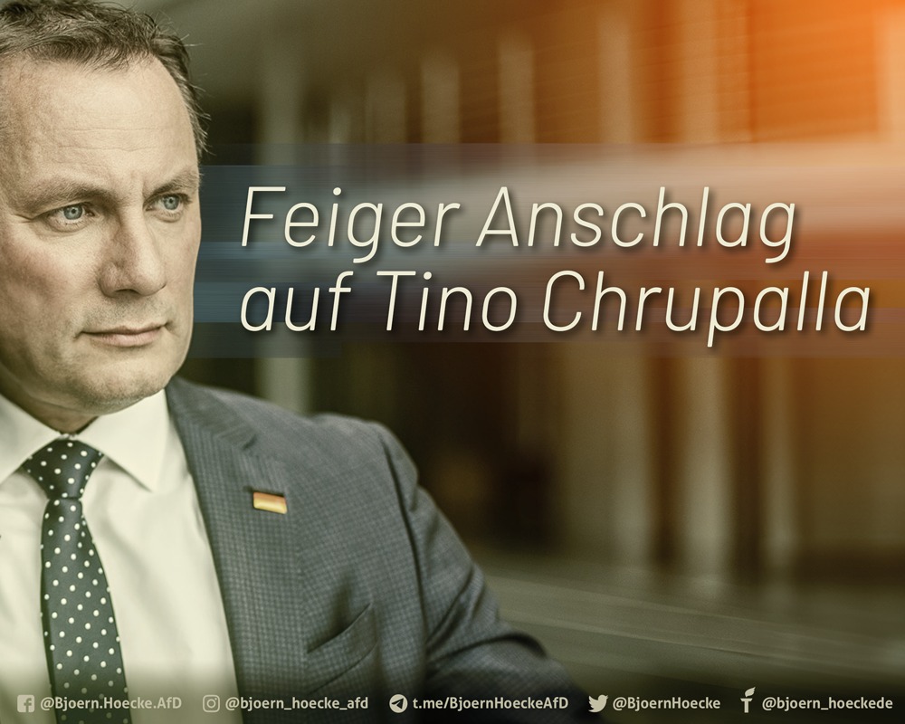 Feiger Anschlag auf Tino Chrupalla