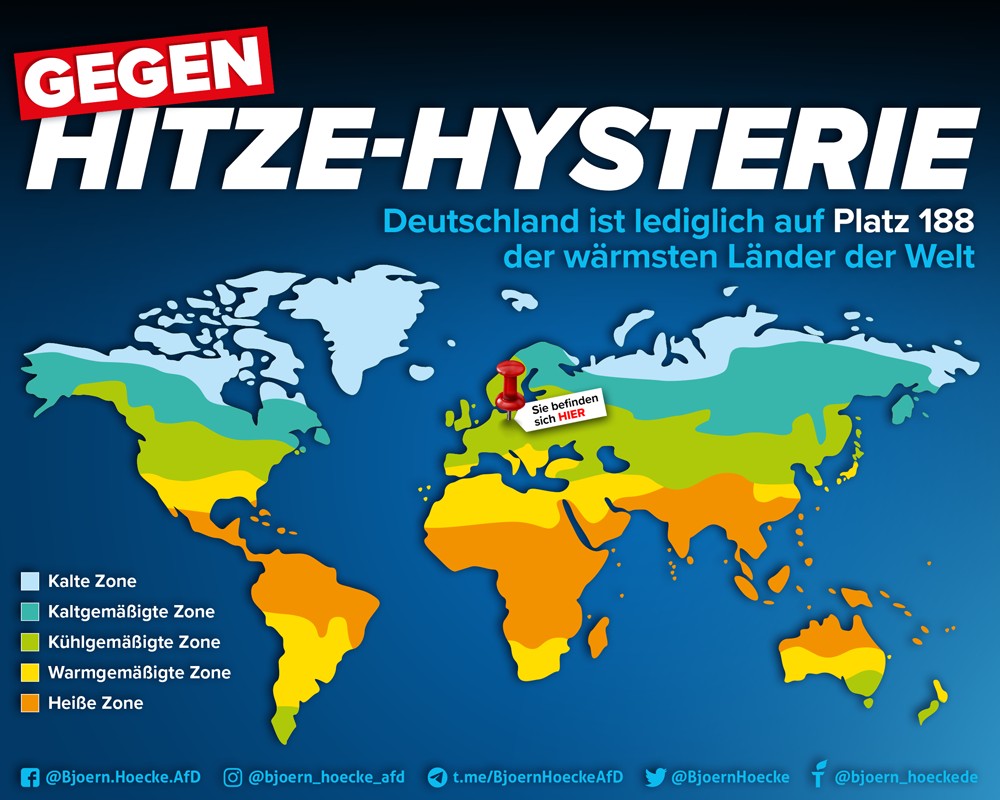 Gegen Hitze-Hysterie!