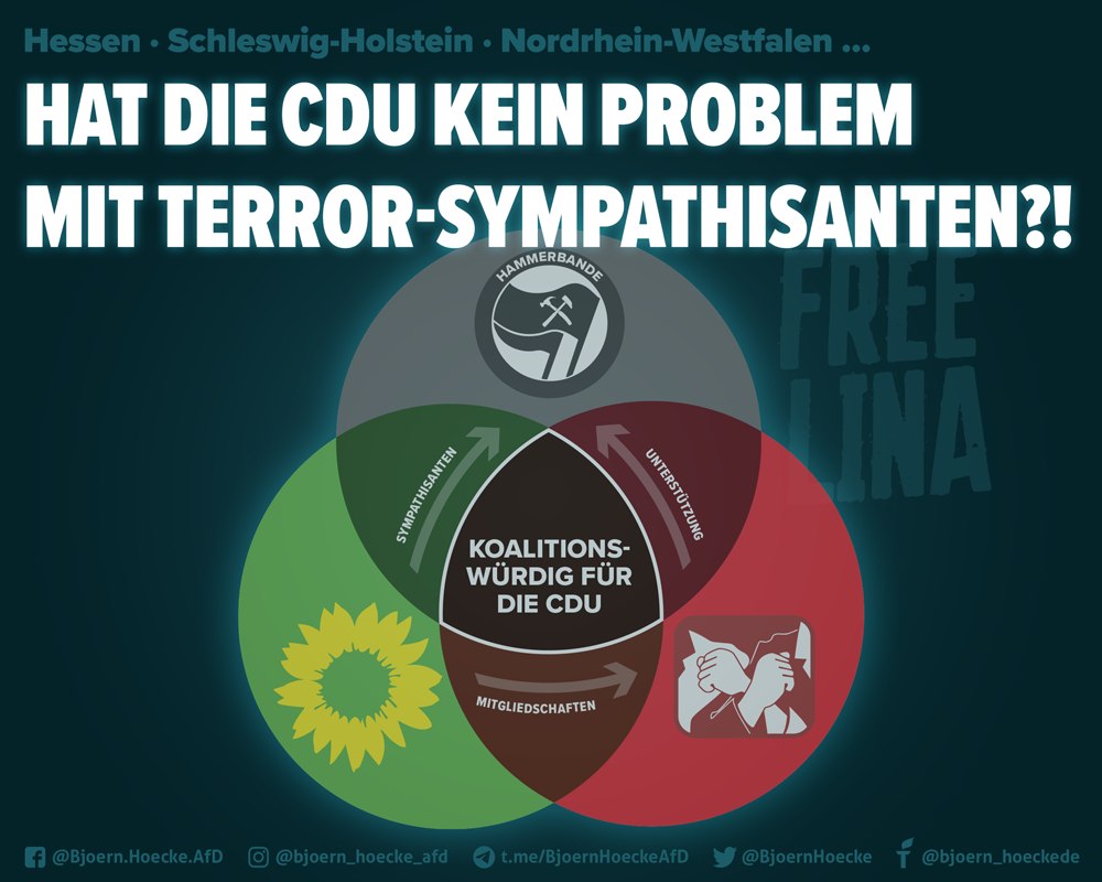 Kein Problem mit Terror-Sympathisanten?