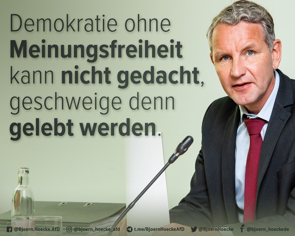 Keine Demokratie ohne Meinungsfeiheit