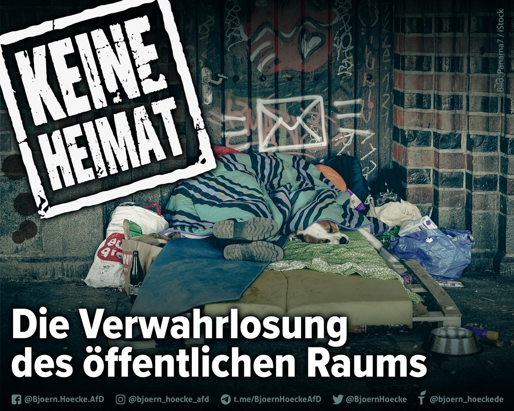 Keine Heimat - die Verwahrlosung des öffentlichen Raums