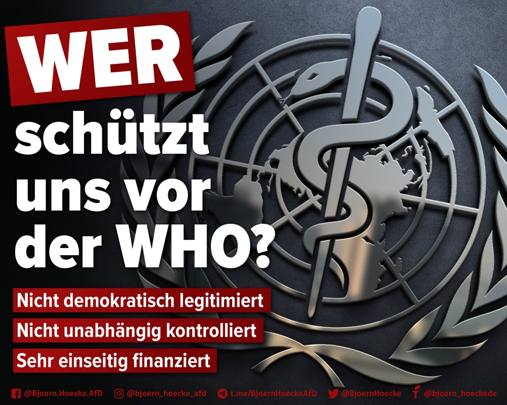 Wer schützt uns vor der WHO?