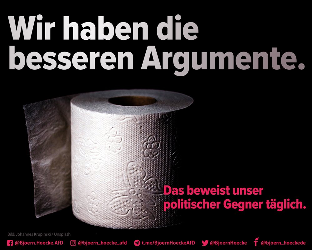 Wir haben die besseren Argumente