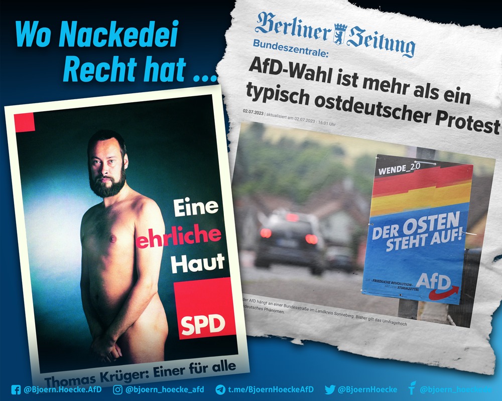 Wo Nackedei Recht hat…