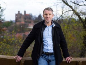 Höcke in seiner Heimat Eichsfeld: Die Burg Hanstein gilt als eine der größten Burgruinen Mitteldeutschlands