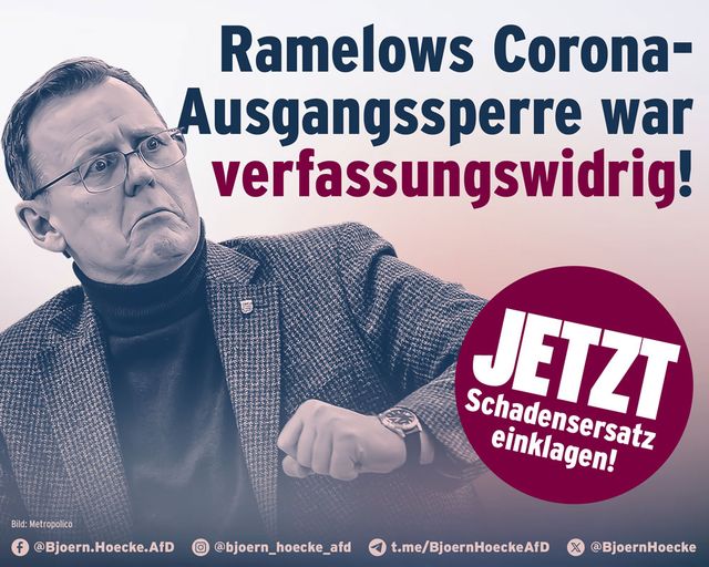 Ausgangssperre war verfassungswidrig!