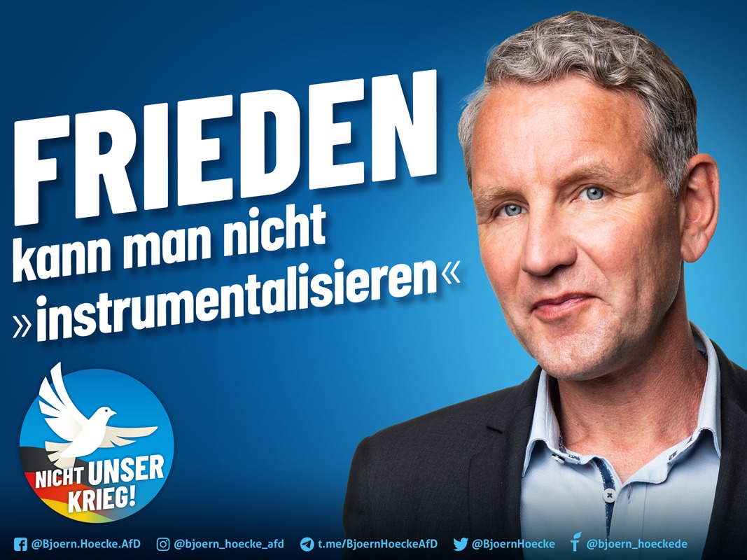 Frieden kann man nicht "instrumentalisieren"