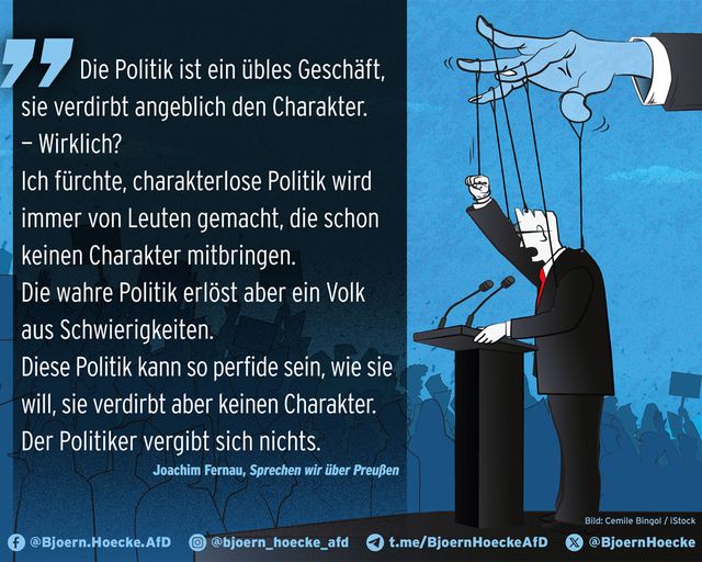 Verdirbt Politik den Charakter?