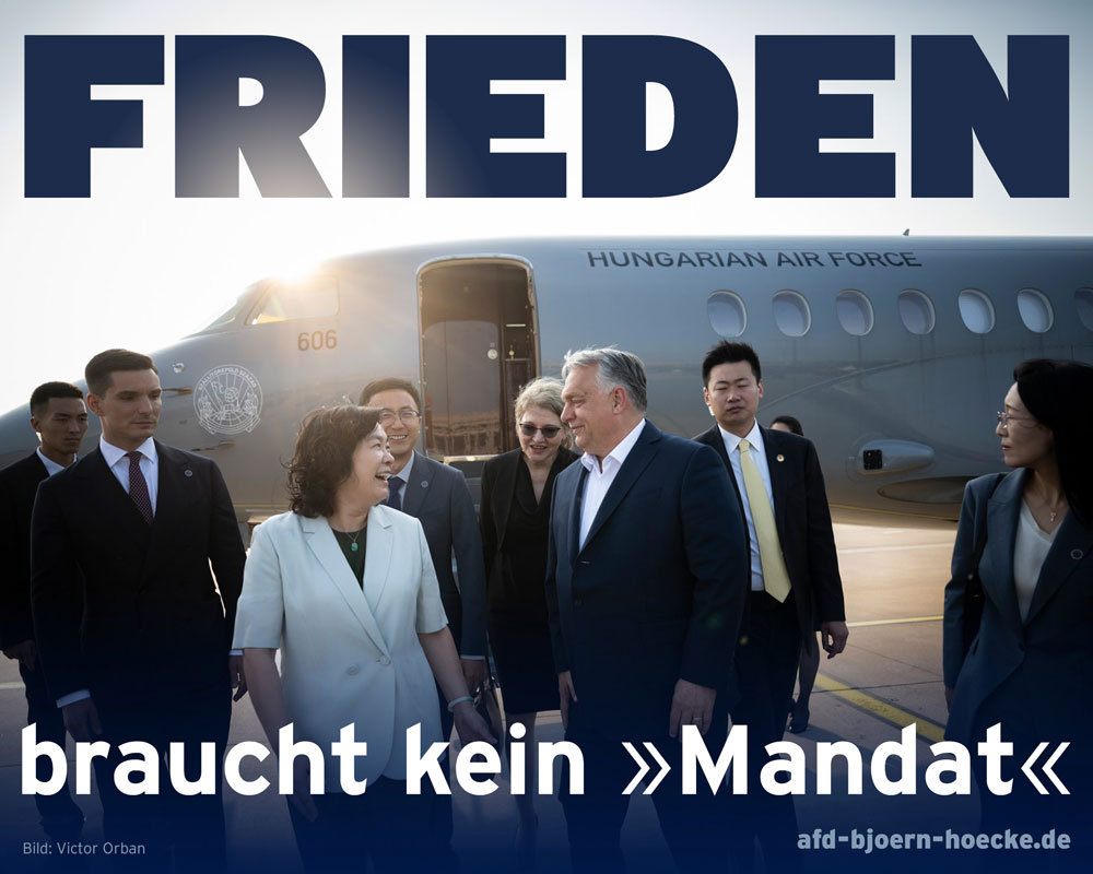 Frieden braucht kein "Mandat"