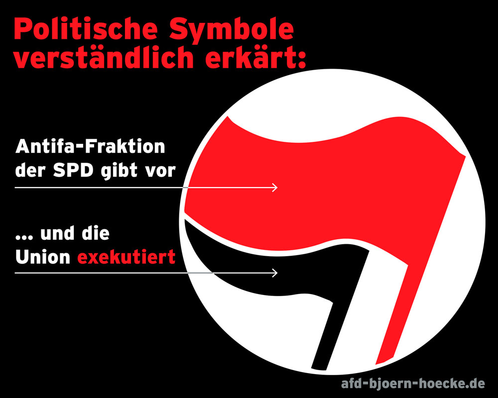 Die SPD gibt vor, die CDU führt aus…